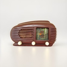 Vintage Radio d'epoca valvole Tesla Talisman 308U bakelite deco design FUNZIONA