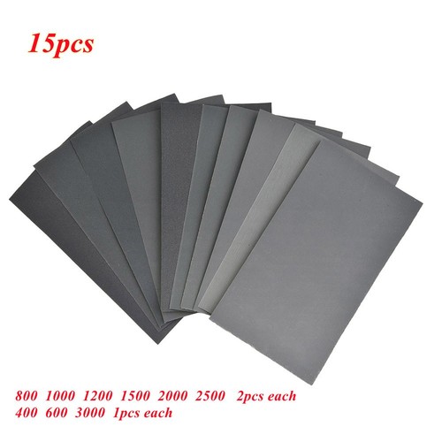 15pcs set 400 2500 sabbia - 15pcs,