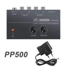Preamplificatore Phono Amplificatore Mic con Alimentatore Phono Preamplificatore Pre Amp·