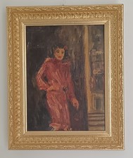 Attilio Canale (Napoli 1936-San Giorgio a Cremano 2016) dipinto olio su legno