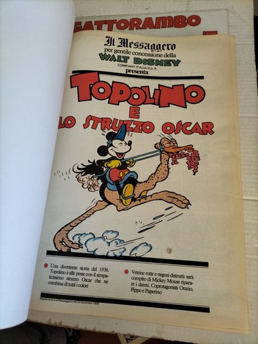 Topolino raccolta messaggero