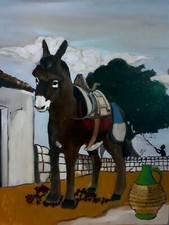 Quadro olio su tela firmato grandi dimensioni