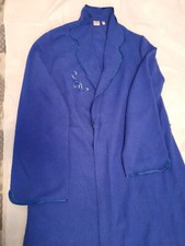 VESTAGLIA DONNA DA CAMERA BLU EFFETTO SPUGNA TG 50