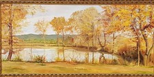 Quadro dipinto campagna