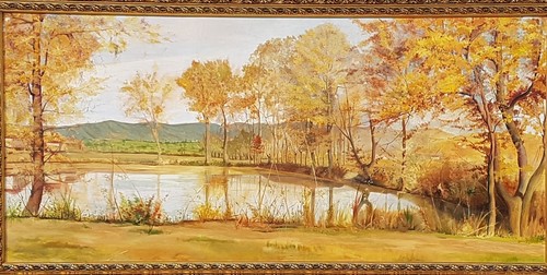 Quadro dipinto campagna
