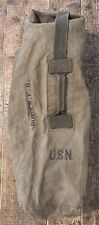 WWII duffle bag original U.S.N Zaino Tracolla Military USA Tweedies 1944