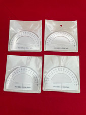 Vittorio Martini, semicerchi, goniometro, 4 pezzi cm.9 art 150N10, vintage