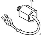 SUZUKI RICAMBI FUORIBORDO  34820-95D00 SENSORE TEMPERATURA MOTORE