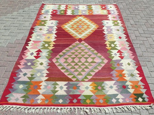 Antico tappeto kilim turco