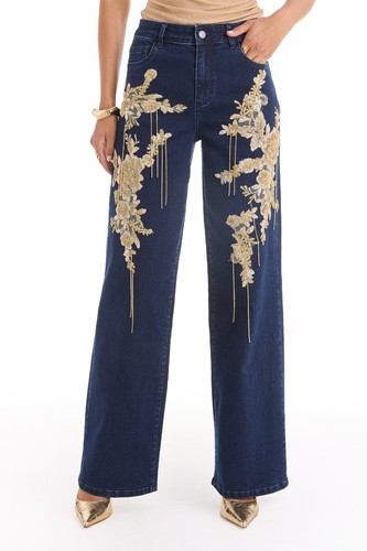 Jeans rocco oro - rocco, impreziosito