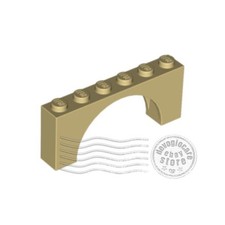 Lego 15254 arco 1x6x2 - 2x,