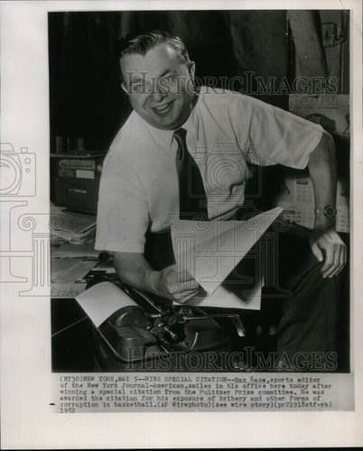 1952 max kase - max, editor