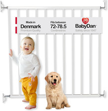 Aarhus, 72-78. 5 Cm, Cancelletto Di Base per Scale/Cancello per Bambini, Metallo