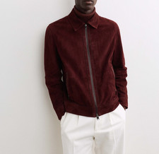 Giacca di pelle Burgundy Cafe