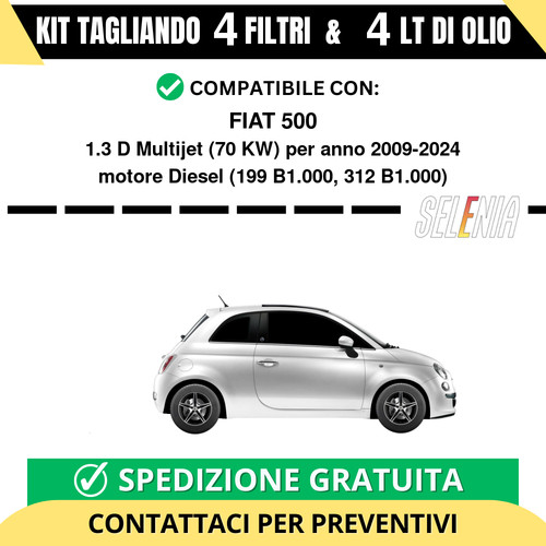 Tagliando per fiat 500 - 500, d