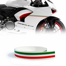 Stripes Strisce Adesive per Auto e Moto Tricolore Italia 1,5 cm x 1,2 mt