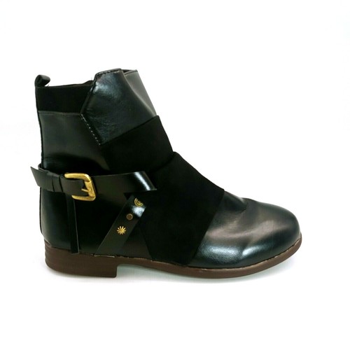 Stivaletto donna nero ecopelle