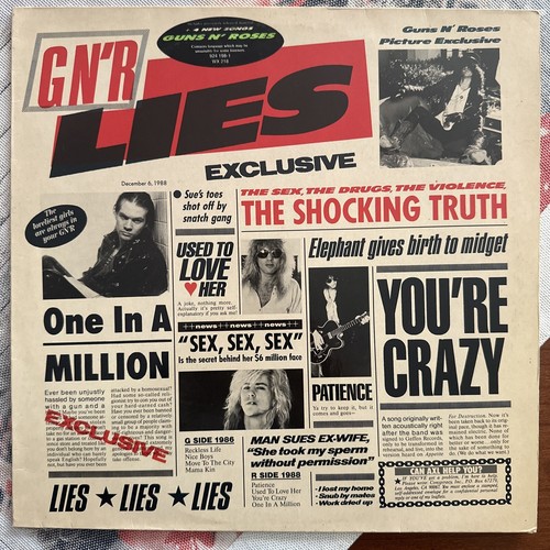 Guns roses lies 1988 - @1988, made