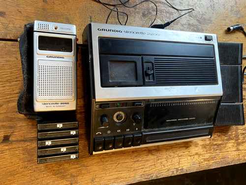 Macchina dettatura grundig - macchina,