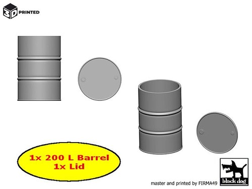 Tamburo carburante olio black - tamburo, carburante/olio