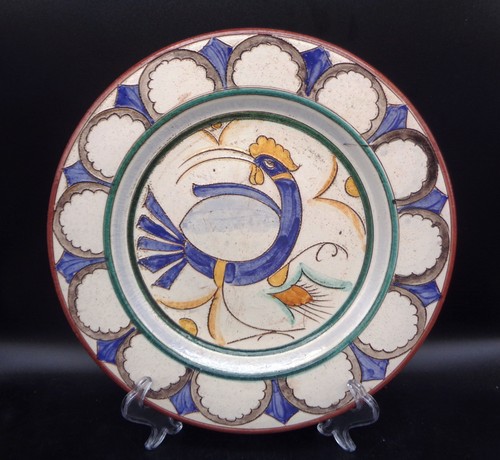 Piatto ceramica seconda metà - piatto,