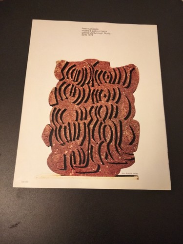 1974 pietro consagra mostra - mostra, in