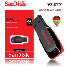 SanDisk Cruzer Blade chiavetta USB unità flash 16 GB 32 GB 64 GB 128 GB chiavetta di memoria