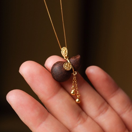 Collana con ciondolo zucca - , in
