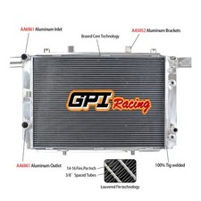PER MERCEDES SL 280 SL320 R129 2.8L /3.2L AT 1994-2001 Radiatore Alluminio 