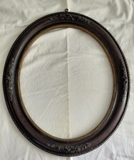 Antica Cornice Ovale In Legno
