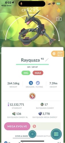 Shiny rayquaza livello - shiny,
