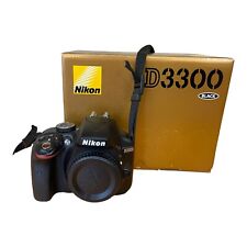 corpo Macchina fotografica profess reflex Nikon D3300 video HD batteria e cavi