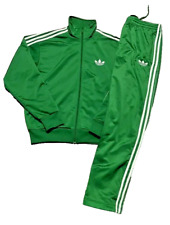Vintage Adidas Mono Firebird Tracksuit Men Size XS Grun Heritage Tuta Uomo Verde