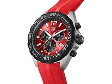 TAG Heuer Formula 1 Cronografo Red Men's Watch Mai Indossato Ref.CAZ101AN.FT8055