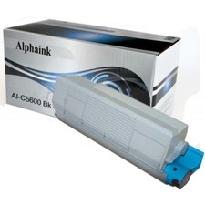 Toner compatibile nero per Oki OK5600-BK C5600 C5700, 6000 copie