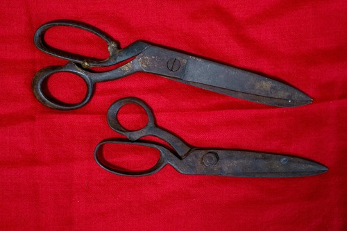 Coppia antiche forbici da - di,