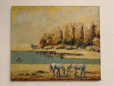 Olio su tela ‘80 originale