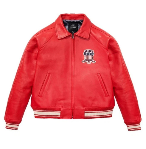 Giacca uomo avirex - rossa, vero