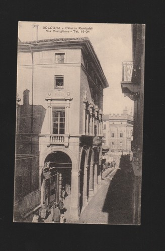 Bologna cartolina palazzo - fp,