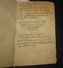 1522 Ficino Marsilio Il consiglio contro la pestilentia Medicina Peste Firenze