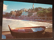 CARTOLINA ITALIA 1997 LA SPEZIA LEVANTO TIPICO GOZZO E VILLE  ITALY postcard