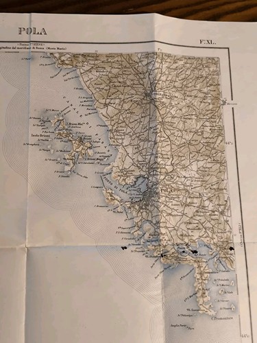 Carta militare pola - carta,