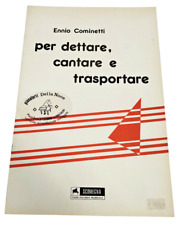 Ennio Cominetti per dettare cantare e trasportare Metodo Solfeggi esercizi 1987