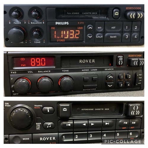 Rover philips old carradio - philips,