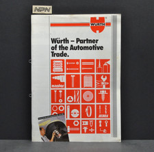 Vintage 80s Wurth Product Catalog Automotive Parts Tools Maintenance Repair 1988