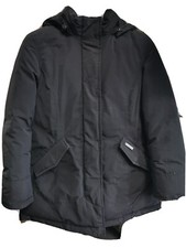 WOOLRICH G'S LUXURY PARKA NERO BAMBINA  INVERNO TAGLIA 8 anni. 