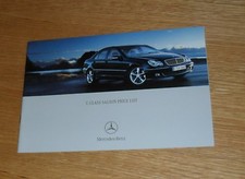 Listino prezzi Mercedes Classe C 2004 - C180 C200 C220 C230 C320 CDI C55 AMG Classic