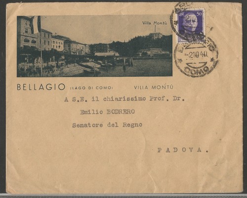 Italia regno busta viaggiata - italia, regno-