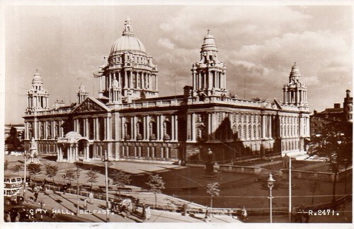 Cartolina city hall - city, belfast