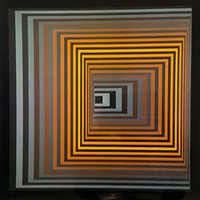 Victor Vasarely 41x41 (Warhol
